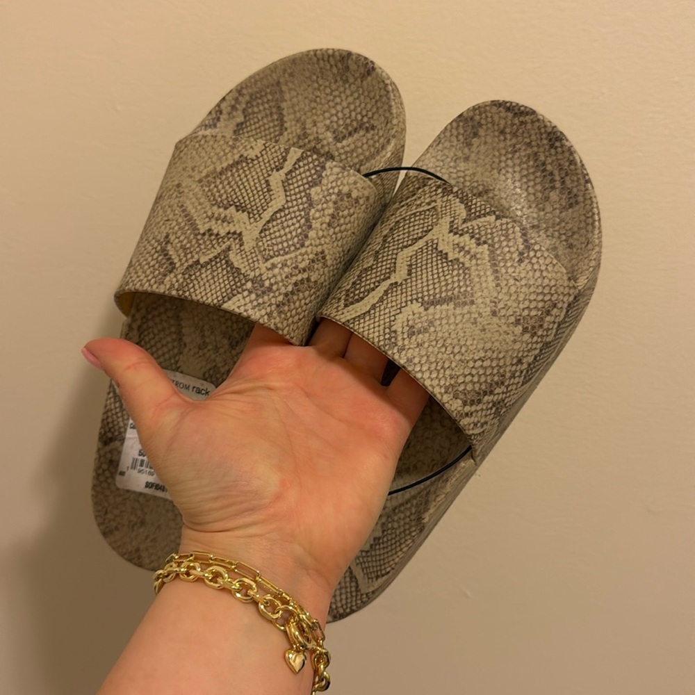 Snakeskin Print Slides